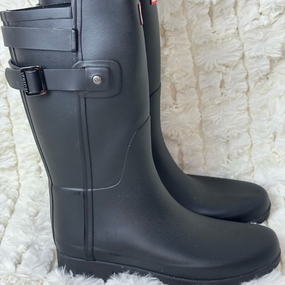Hunter Wellington Backstrap Short Rain Boots Size 5 - Picture 3 of 11